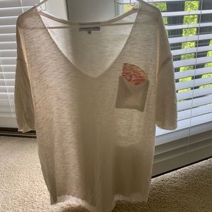 Wildfox Pizza Pocket Oversized Tshirt